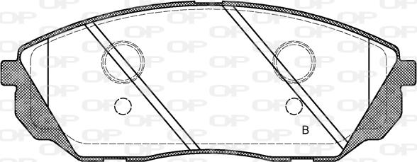 Open Parts BPA1041.12 - Bremžu uzliku kompl., Disku bremzes www.autospares.lv