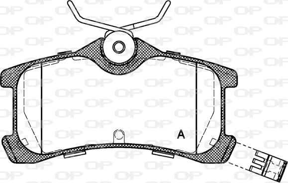 Open Parts BPA1050.02 - Brake Pad Set, disc brake www.autospares.lv