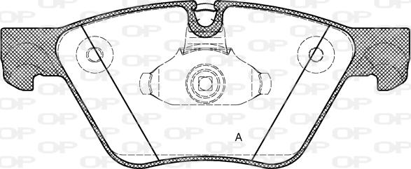 Open Parts BPA1052.30 - Bremžu uzliku kompl., Disku bremzes autospares.lv