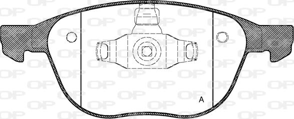 Open Parts BPA1082.00 - Bremžu uzliku kompl., Disku bremzes www.autospares.lv