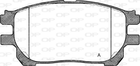 Open Parts BPA1143.00 - Brake Pad Set, disc brake www.autospares.lv