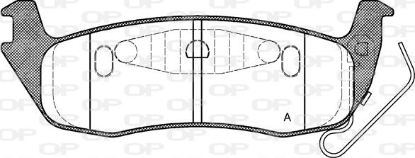 Open Parts BPA1106.10 - Bremžu uzliku kompl., Disku bremzes www.autospares.lv