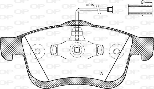 Open Parts BPA1183.01 - Bremžu uzliku kompl., Disku bremzes autospares.lv