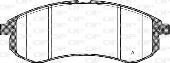 Open Parts BPA1129.01 - Brake Pad Set, disc brake www.autospares.lv