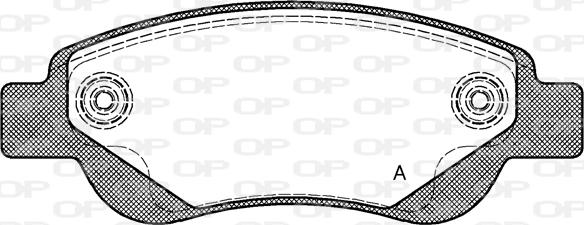 Open Parts BPA1177.00 - Brake Pad Set, disc brake www.autospares.lv