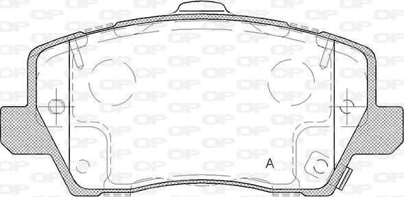 Open Parts BPA1803.02 - Bremžu uzliku kompl., Disku bremzes autospares.lv