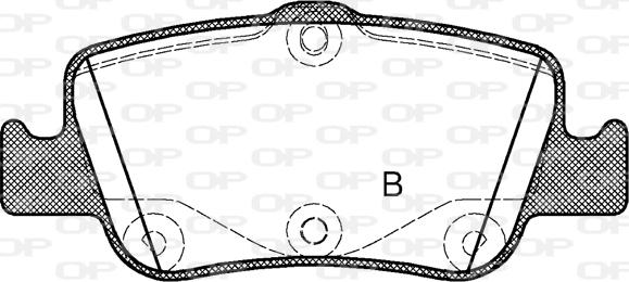 Open Parts BPA1356.02 - Bremžu uzliku kompl., Disku bremzes autospares.lv