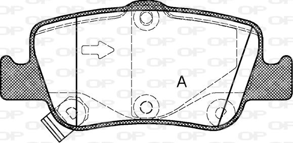 Open Parts BPA1356.02 - Brake Pad Set, disc brake www.autospares.lv