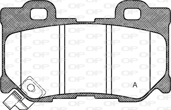 Open Parts BPA1365.01 - Bremžu uzliku kompl., Disku bremzes www.autospares.lv