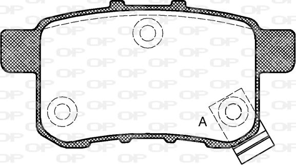 Open Parts BPA1332.02 - Bremžu uzliku kompl., Disku bremzes www.autospares.lv