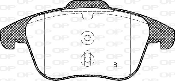 Open Parts BPA1249.30 - Bremžu uzliku kompl., Disku bremzes www.autospares.lv