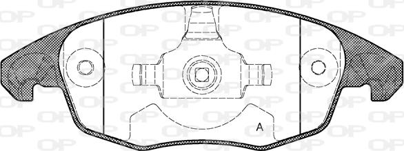 Open Parts BPA1248.00 - Bremžu uzliku kompl., Disku bremzes autospares.lv