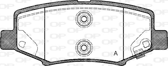 Open Parts BPA1264.02 - Bremžu uzliku kompl., Disku bremzes www.autospares.lv