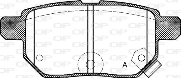 Open Parts BPA1286.02 - Bremžu uzliku kompl., Disku bremzes autospares.lv