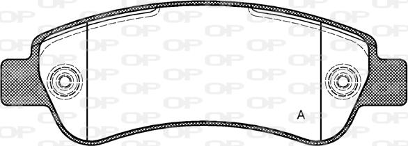 Open Parts BPA1238.00 - Brake Pad Set, disc brake www.autospares.lv