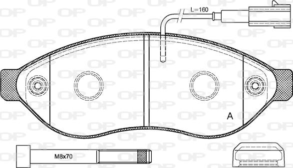 Open Parts BPA1237.01 - Brake Pad Set, disc brake www.autospares.lv