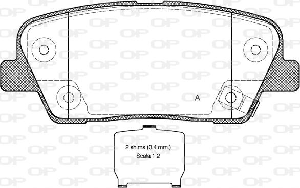 MGA MGA1016 - Bremžu uzliku kompl., Disku bremzes www.autospares.lv