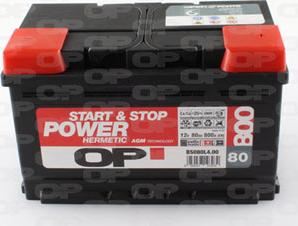 Open Parts BS080L4.00 - Starter Battery www.autospares.lv