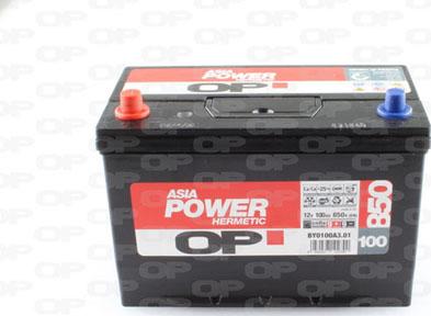Open Parts BY0100A3.01 - Startera akumulatoru baterija www.autospares.lv