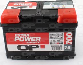 Open Parts BY075L3B.30 - Starter Battery www.autospares.lv