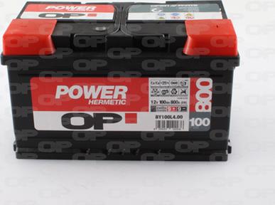 Open Parts BY100L4.00 - Starter Battery www.autospares.lv