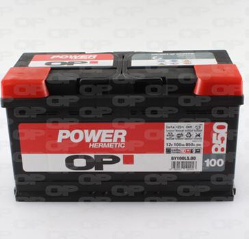 Open Parts BY100L5.00 - Startera akumulatoru baterija www.autospares.lv