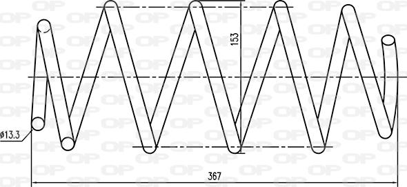 Open Parts CSR9042.00 - Balstiekārtas atspere www.autospares.lv