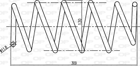 Open Parts CSR9065.00 - Coil Spring www.autospares.lv