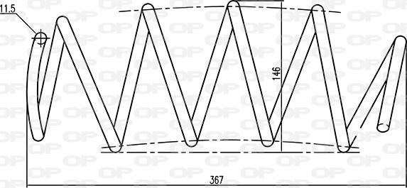 Open Parts CSR9061.00 - Balstiekārtas atspere www.autospares.lv