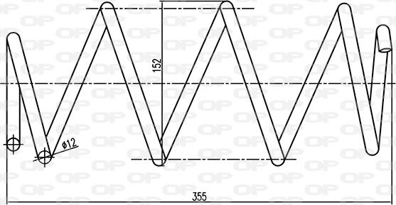 Open Parts CSR9028.00 - Balstiekārtas atspere www.autospares.lv