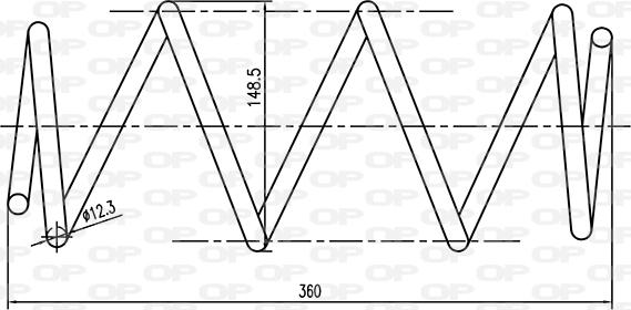 Open Parts CSR9151.00 - Balstiekārtas atspere autospares.lv