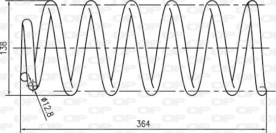 Open Parts CSR9169.00 - Balstiekārtas atspere www.autospares.lv