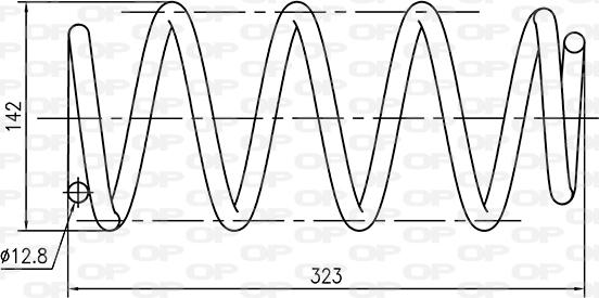 Open Parts CSR9276.00 - Balstiekārtas atspere autospares.lv