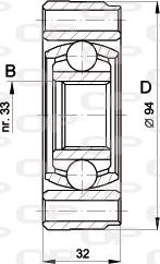 Open Parts CVJ5402.20 - Joint Kit, drive shaft www.autospares.lv