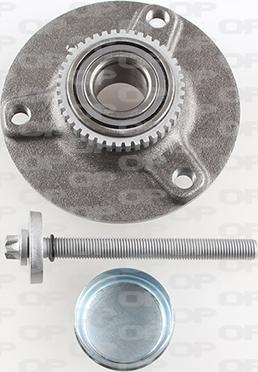 Open Parts HBK5035.02 - Подшипник ступицы колеса, комплект www.autospares.lv