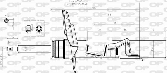 Open Parts SAB8492.31 - Amortizators www.autospares.lv