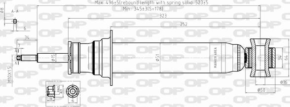 Open Parts SAB8405.31 - Amortizators www.autospares.lv