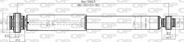 Open Parts SAB8483.32 - Amortizators www.autospares.lv