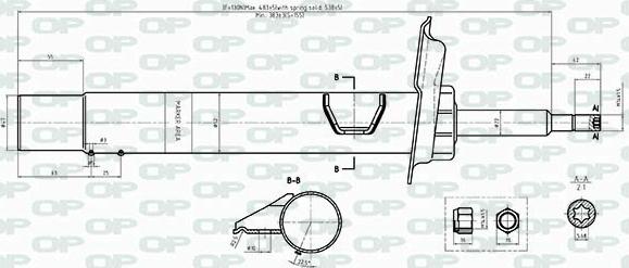 Open Parts SAB8437.31 - Amortizators www.autospares.lv