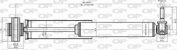 Open Parts SAB8429.32 - Amortizators www.autospares.lv