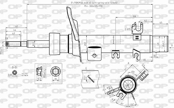 Open Parts SAB8554.31 - Amortizators www.autospares.lv