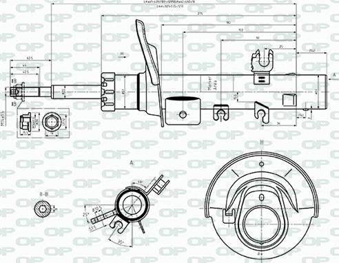 Open Parts SAB8550.31 - Amortizators www.autospares.lv