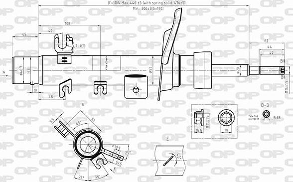 Open Parts SAB8553.31 - Amortizators www.autospares.lv