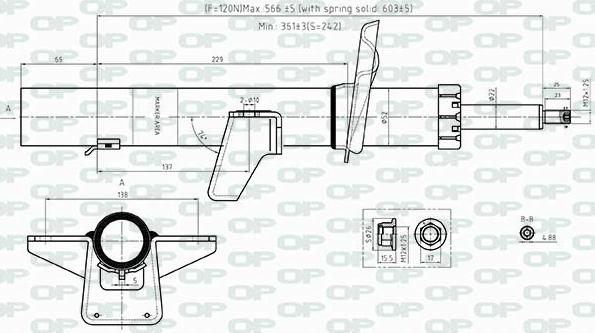 Open Parts SAB8535.32 - Shock Absorber www.autospares.lv