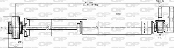 Open Parts SAB8530.32 - Амортизатор www.autospares.lv