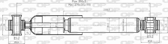 Open Parts SAB8533.32 - Амортизатор www.autospares.lv