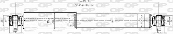 Open Parts SAB8537.12 - Amortizators autospares.lv