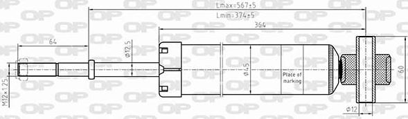 Open Parts SAB8629.32 - Amortizators www.autospares.lv