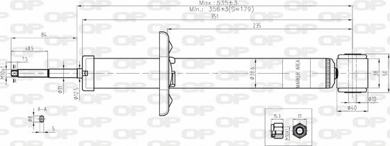 Open Parts SAB8091.32 - Amortizators autospares.lv