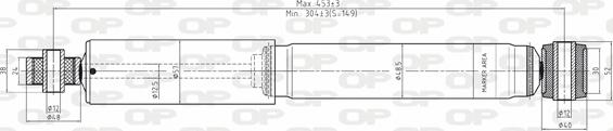 Open Parts SAB8089.32 - Амортизатор www.autospares.lv